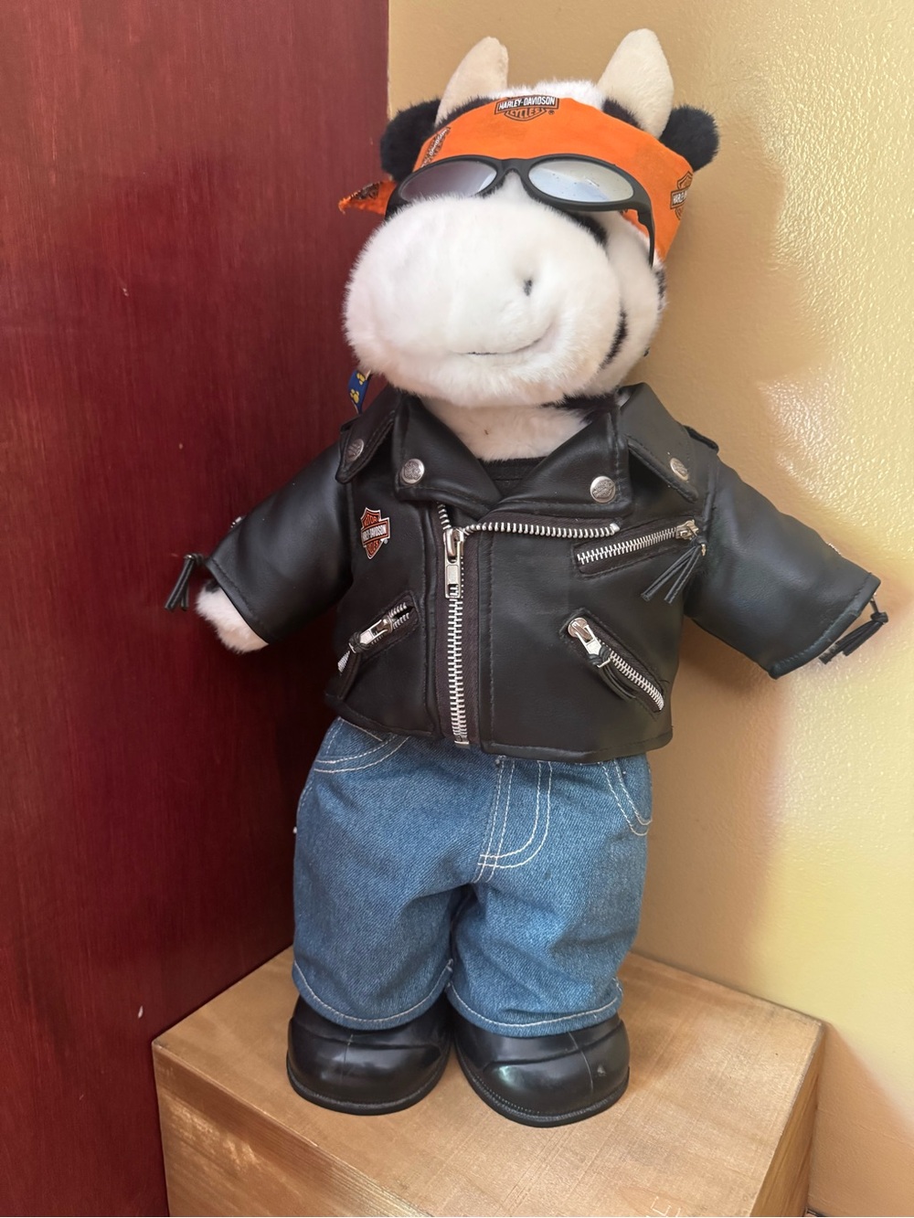 Harley Davidson Build-a-Bear Cow